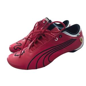 Puma Future Cat M1 Scuderia Ferrari Men's Size 8.5 sneakers red leather Low Top